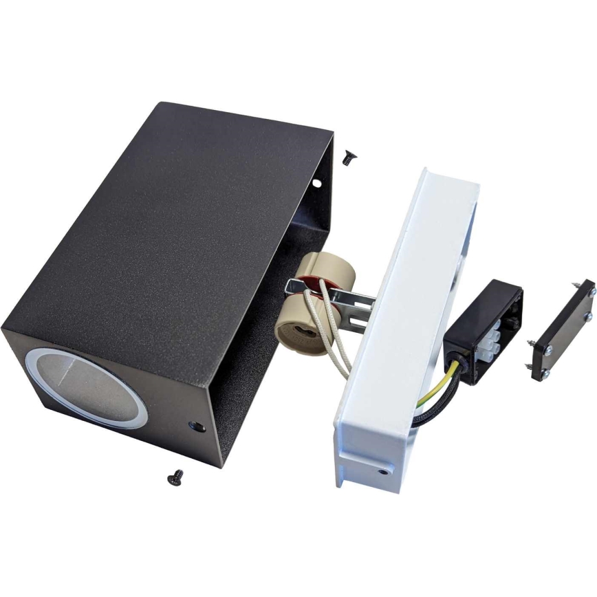 Vägglampa för utomhusbruk GUBE-S 2xGU10/7W/230V IP44