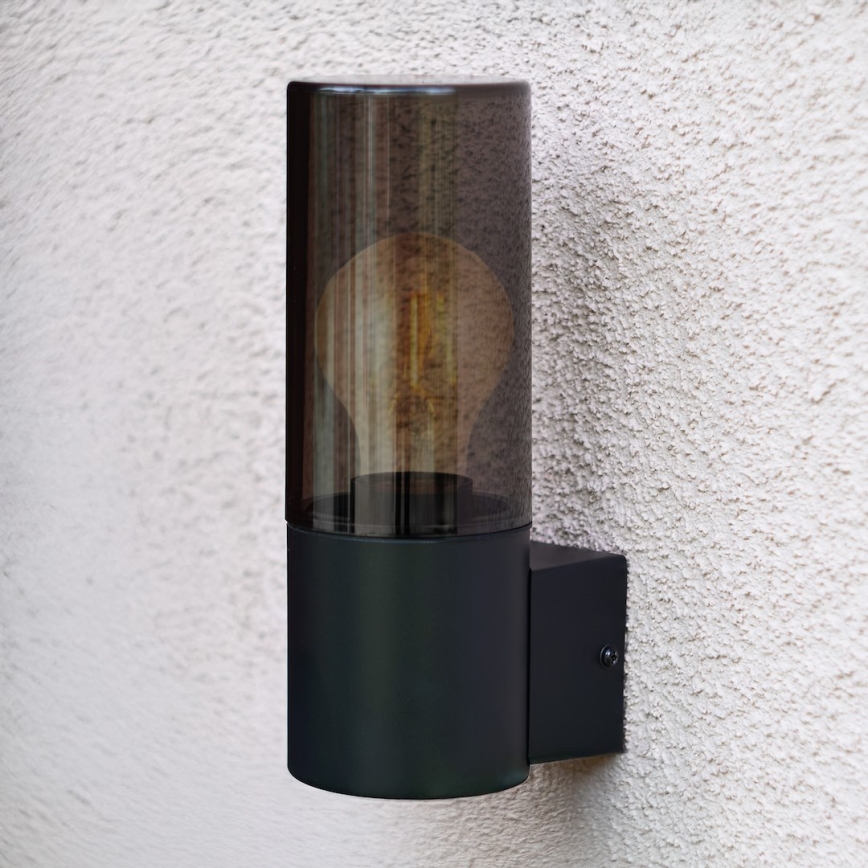 Vägglampa för utomhusbruk HARLEM 1xE27/60W/230V IP44 svart