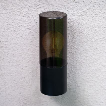 Vägglampa för utomhusbruk HARLEM 1xE27/60W/230V IP44 svart