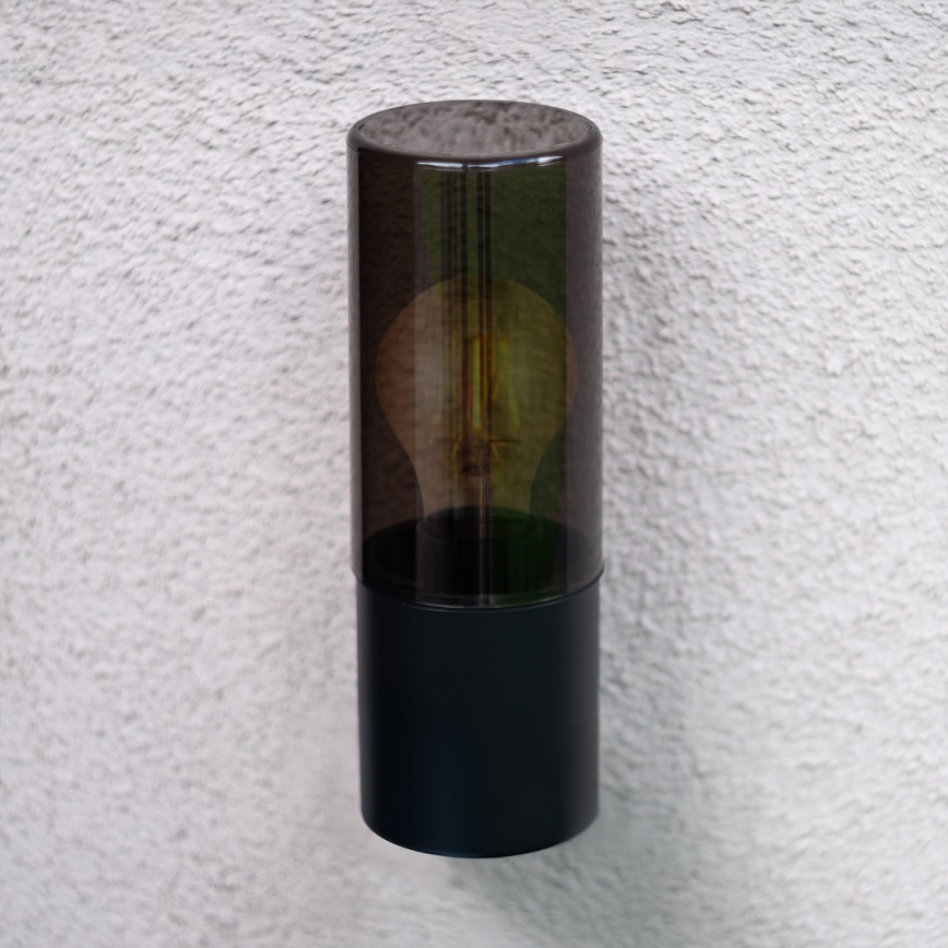Vägglampa för utomhusbruk HARLEM 1xE27/60W/230V IP44 svart