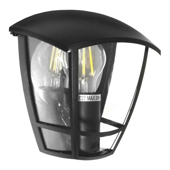 Vägglampa för utomhusbruk JULIA 1xE27/50W/230V IP54 svart