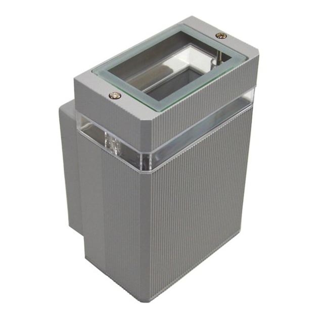 Vägglampa för utomhusbruk LITEK 1xGU10/30W/230V IP54 grå