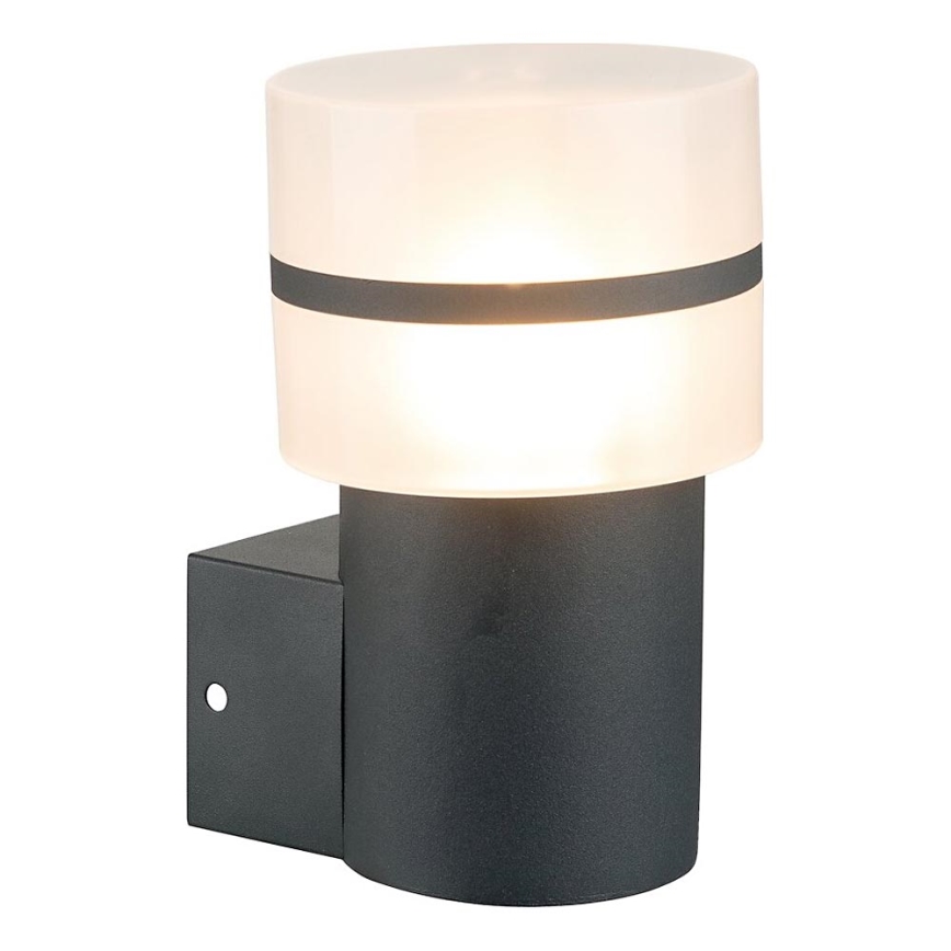 Vägglampa för utomhusbruk MIA 1xE27/60W/230V IP44 svart