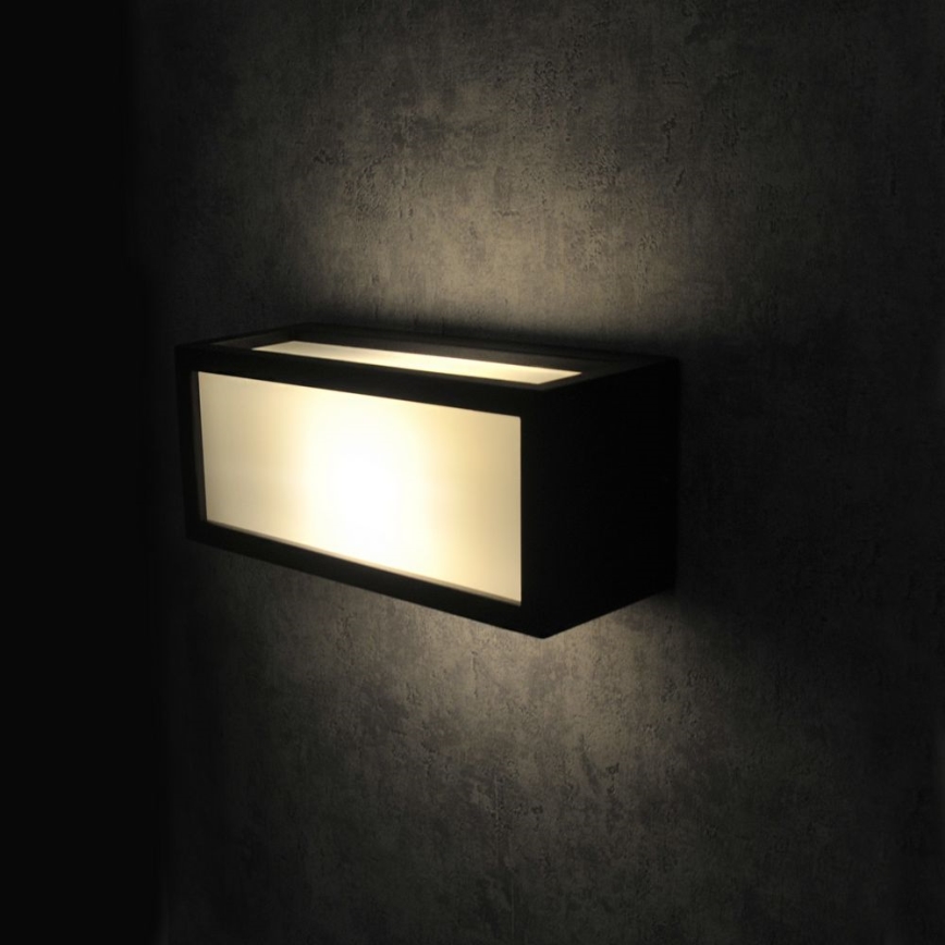 Vägglampa för utomhusbruk MITO 1xE27/12W/230V IP54