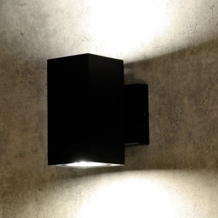 Vägglampa för utomhusbruk MORRIS 2xGU10/35W/230V IP54