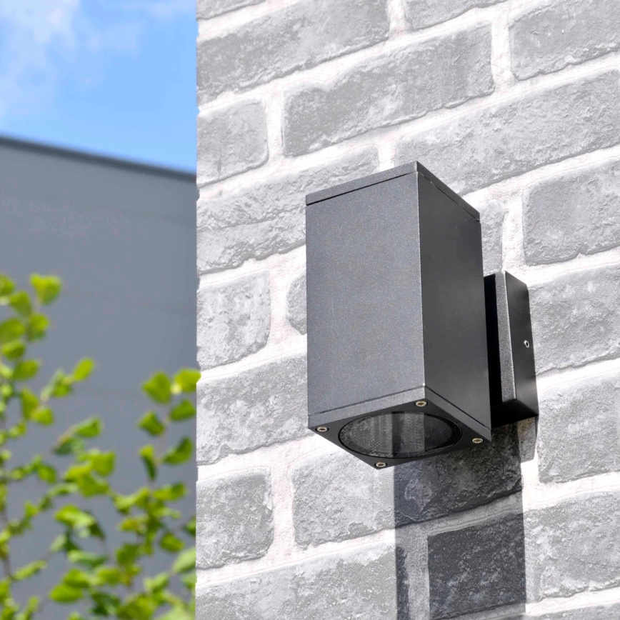 Vägglampa för utomhusbruk MORRIS 2xGU10/35W/230V IP54