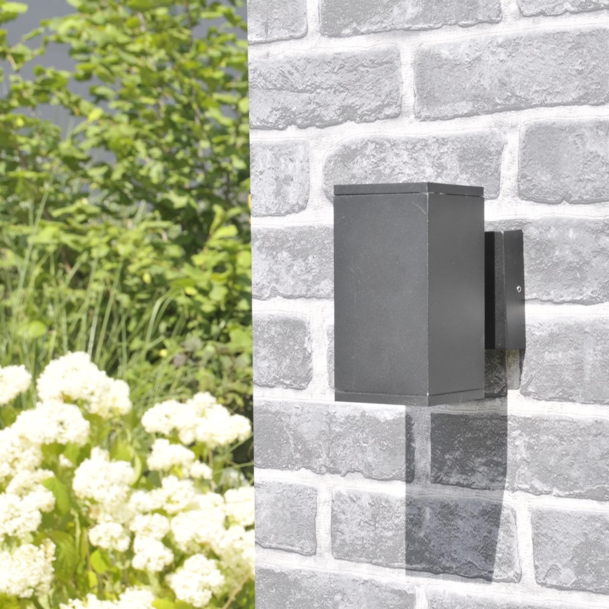 Vägglampa för utomhusbruk MORRIS 2xGU10/35W/230V IP54