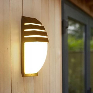 Vägglampa för utomhusbruk NALANI 1xE27/18W/230V IP54 antracit