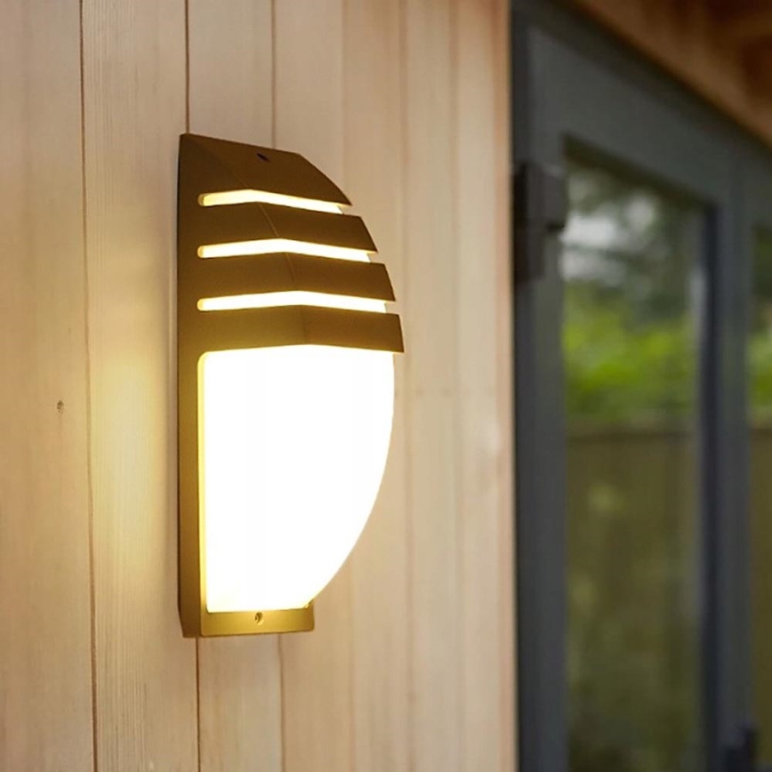 Vägglampa för utomhusbruk NALANI 1xE27/18W/230V IP54 antracit