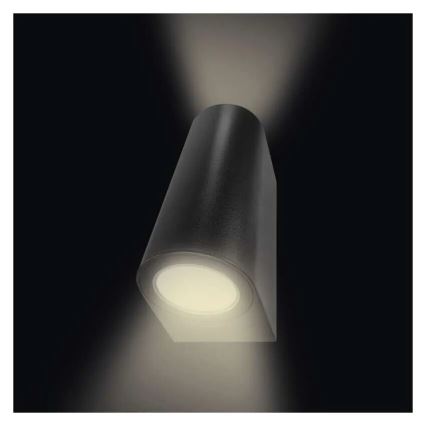 Vägglampa för utomhusbruk OCULUS 2xGU10/7W/230V IP44