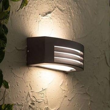 Vägglampa för utomhusbruk OLIANA 1xE27/60W/230V IP54 antracit