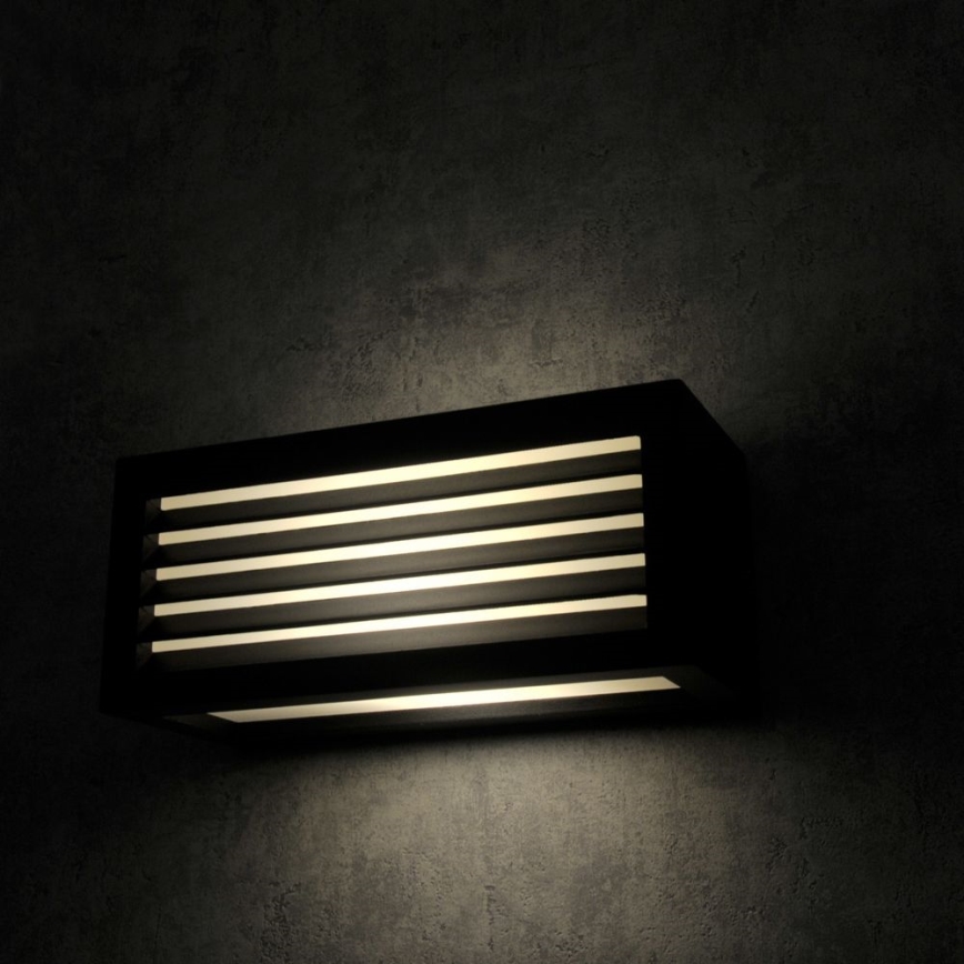 Vägglampa för utomhusbruk OSAKA 1xE27/12W/230V IP54