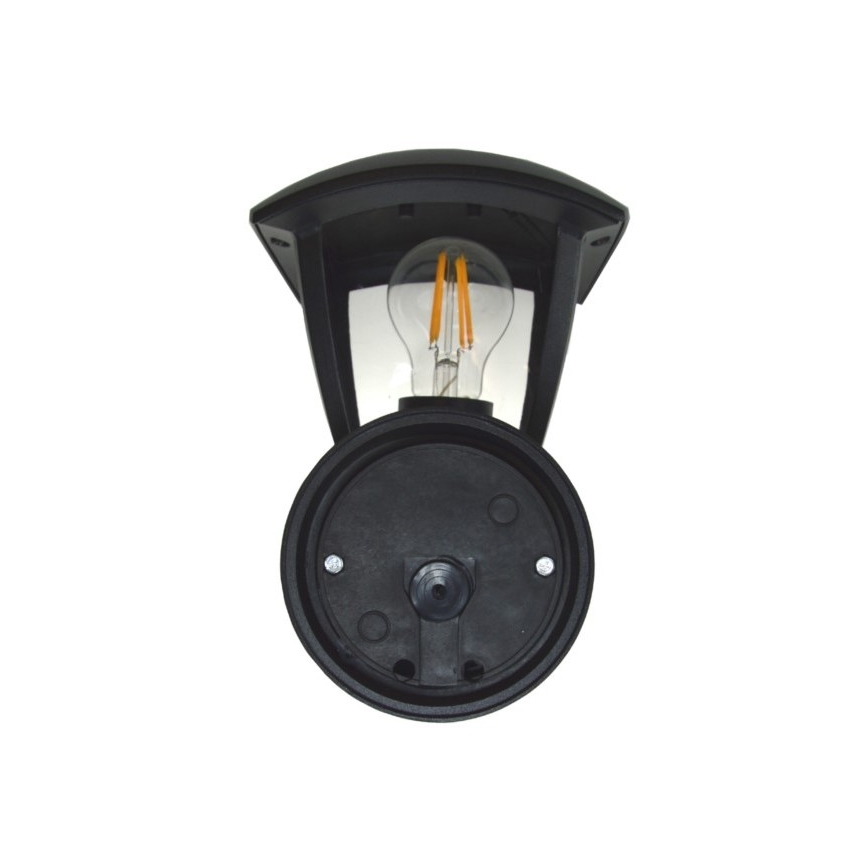 Vägglampa för utomhusbruk SURVA 1xE27/60W/230V IP44 svart