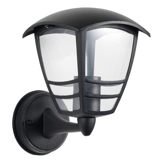 Vägglampa för utomhusbruk TEVIO 1xE27/60W/230V IP54 svart