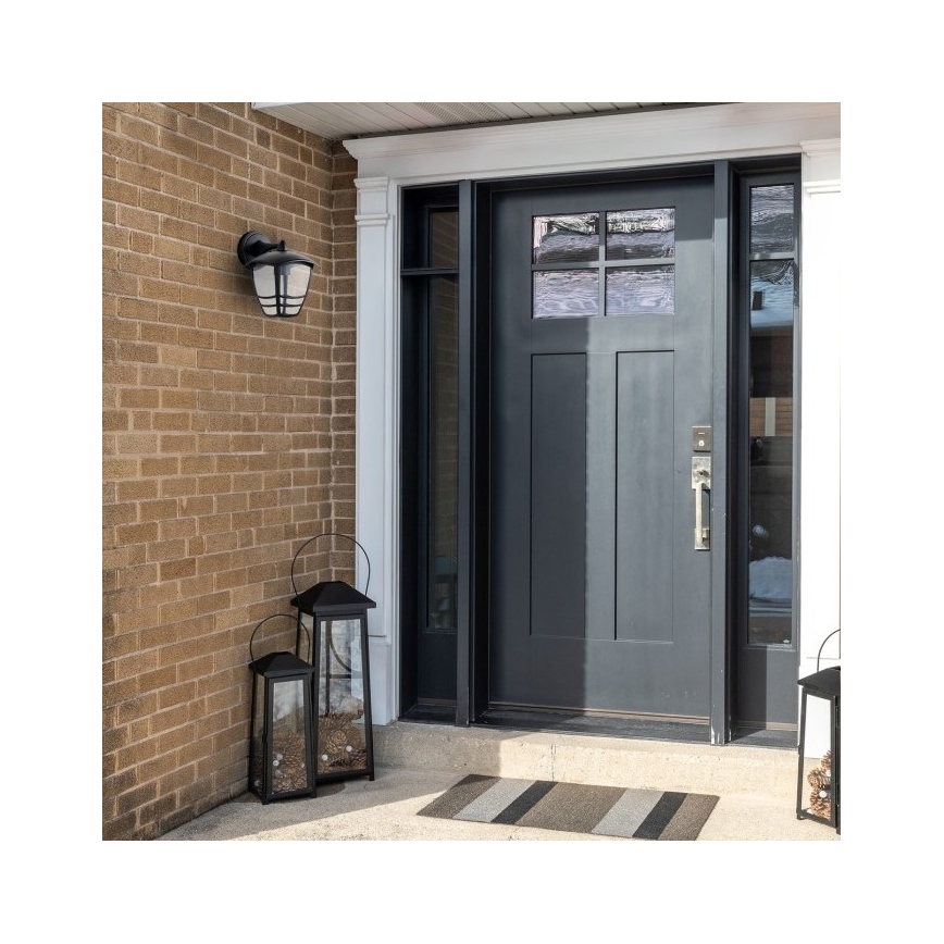 Vägglampa för utomhusbruk TEVIO KD 1xE27/60W/230V IP54 svart