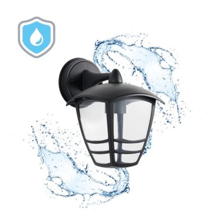 Vägglampa för utomhusbruk TEVIO KD 1xE27/60W/230V IP54 svart