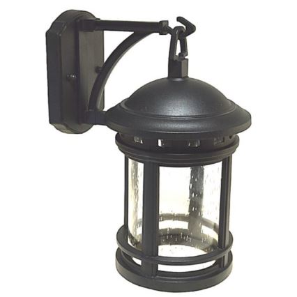 Vägglampa för utomhusbruk ULAN 1xE27/60W/230V IP44 svart