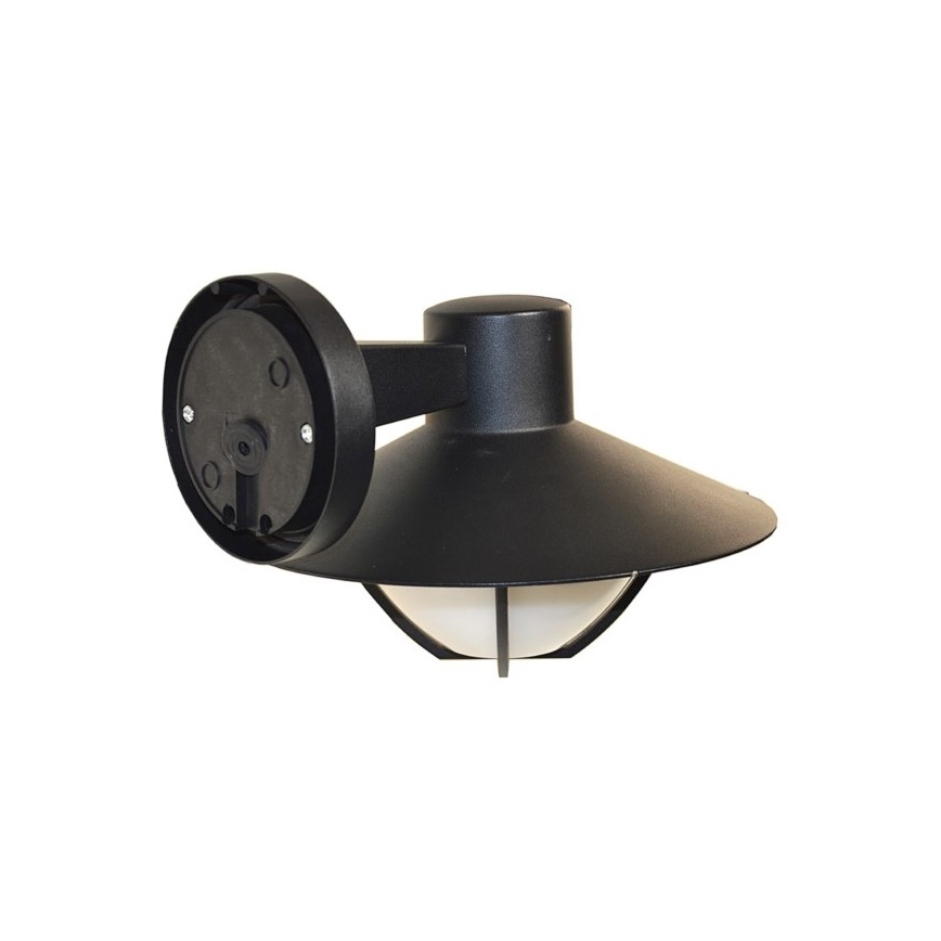 Vägglampa för utomhusbruk ZALIKA 1xE27/60W/230V IP44 svart