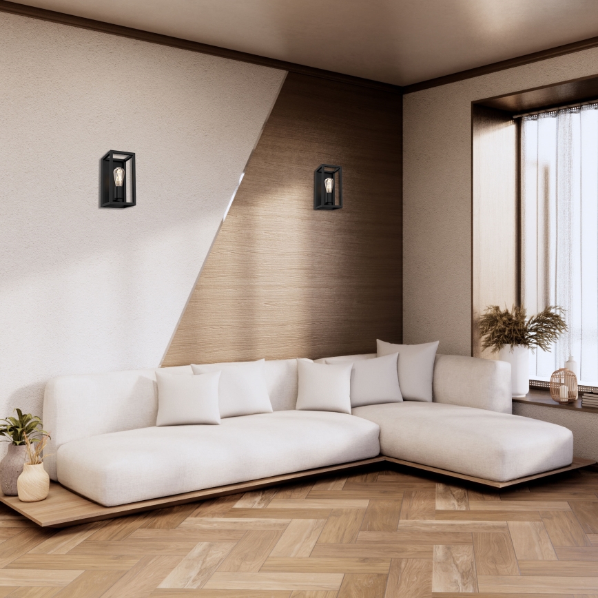 Vägglampa FRAME 1xE27/60W/230V