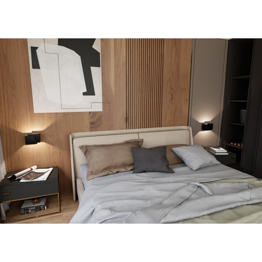 Vägglampa FROST 1xG9/8W/230V svart