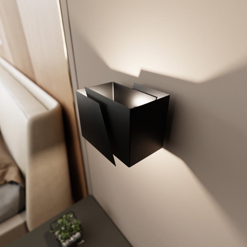 Vägglampa FROST 1xG9/8W/230V svart