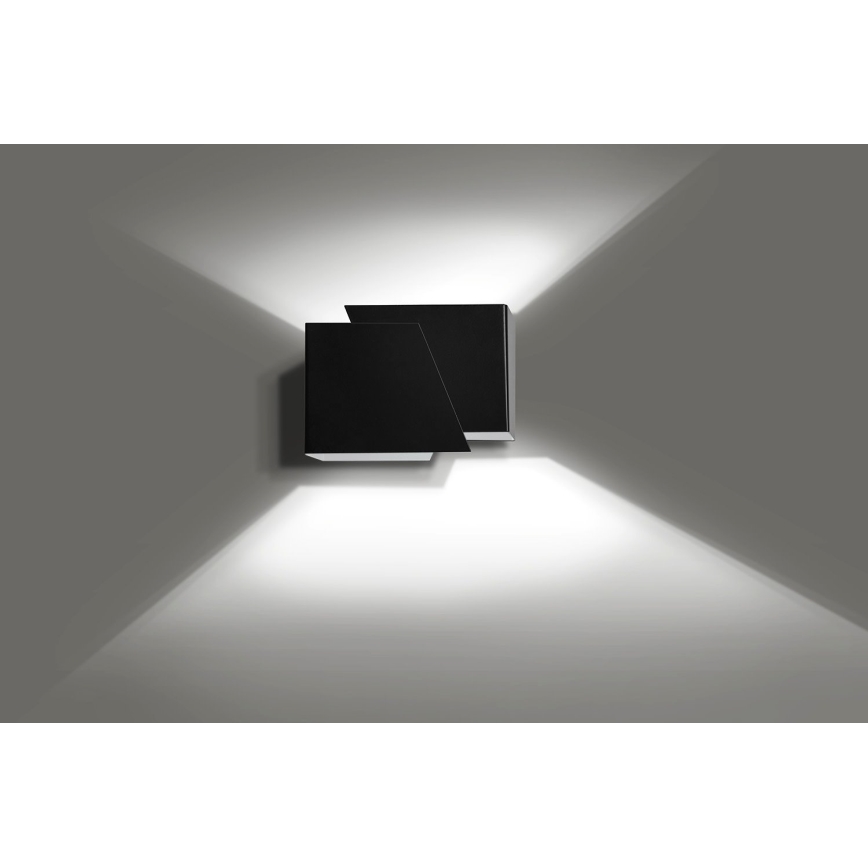 Vägglampa FROST 1xG9/8W/230V svart
