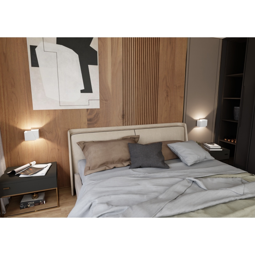 Vägglampa FROST 1xG9/8W/230V vit
