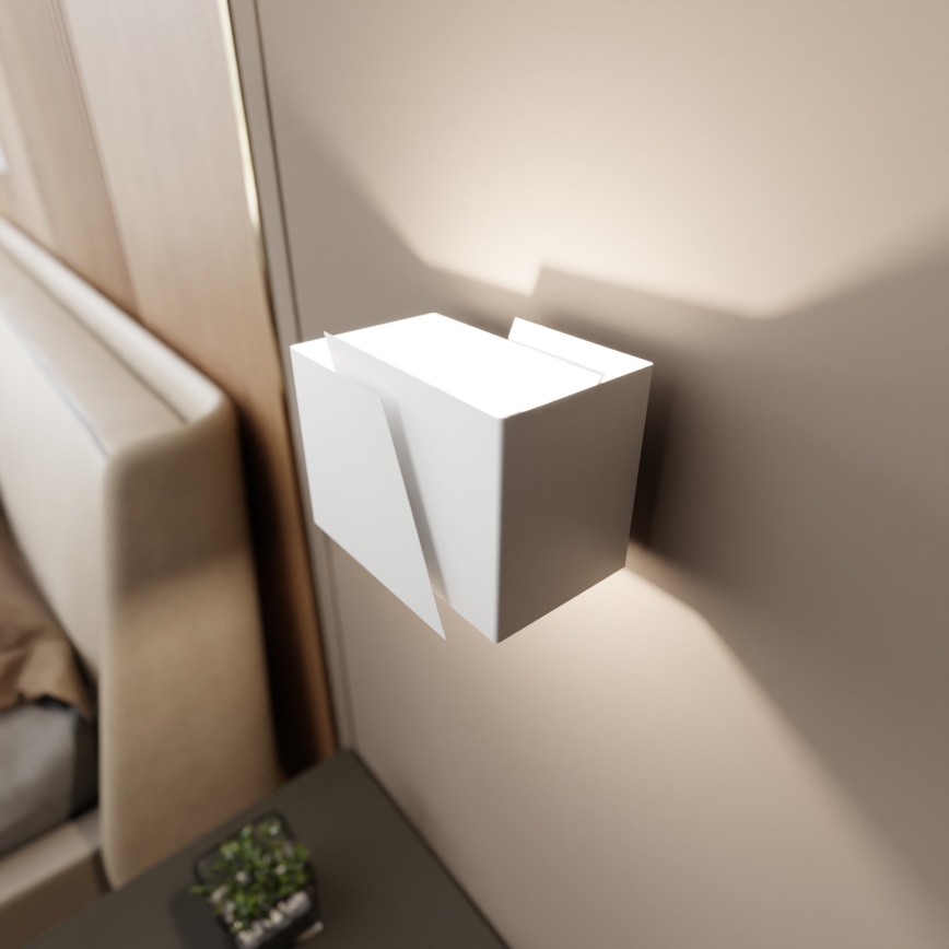 Vägglampa FROST 1xG9/8W/230V vit
