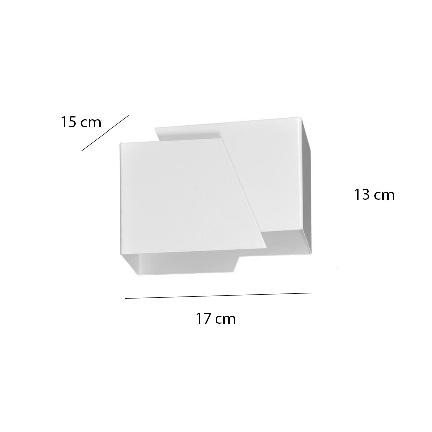 Vägglampa FROST 1xG9/8W/230V vit
