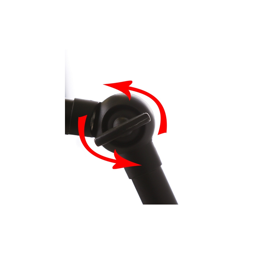 Vägglampa FUNDO 1xE27/40W/230V svart/guld