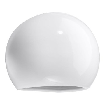 Vägglampa GLOBE 1xE27/60W/230V glänsande vit