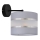 Vägglampa HELEN 1xE27/15W/230V grå/svart