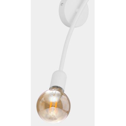 Vägglampa  HELIX 2xE27/60W/230V vit 
