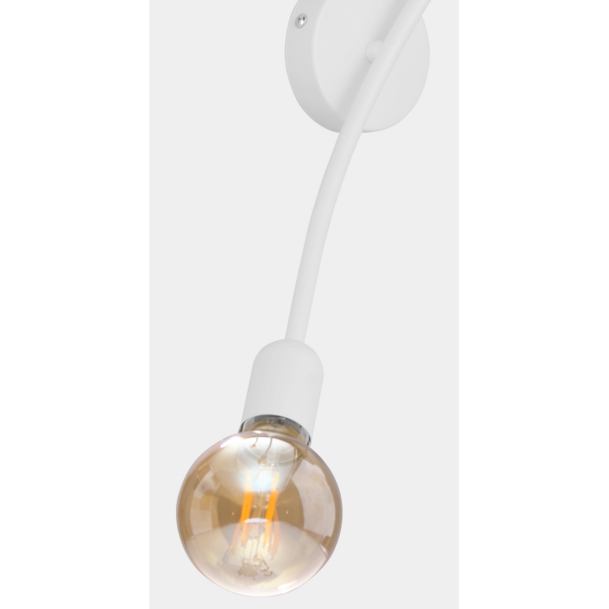 Vägglampa  HELIX 2xE27/60W/230V vit 