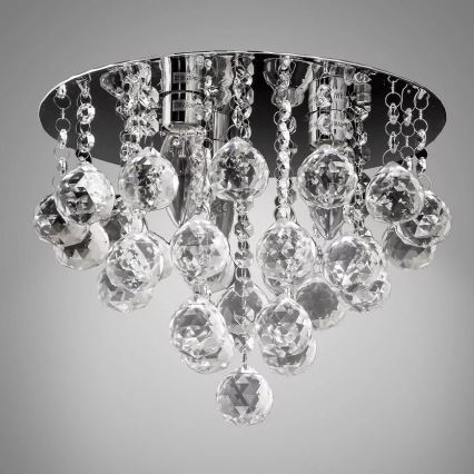 Vägglampa i kristall 3xE14/60W/230V