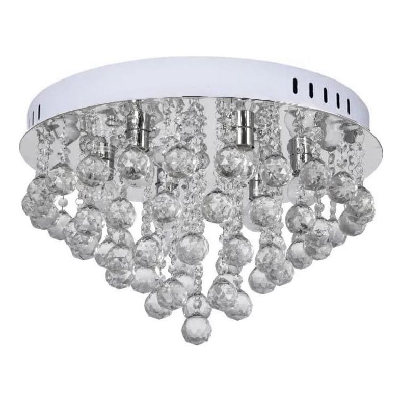 Vägglampa i kristall 6xE14/60W/230V