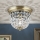 Vägglampa i kristall PLAFOND 1xE27/40W/230V diameter 26 cm brons