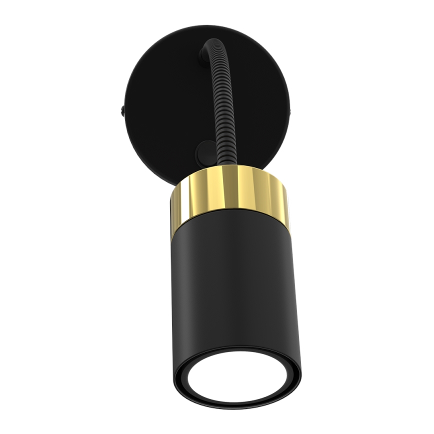 Vägglampa JOKER 1xGU10/8W/230V svart/gyllene
