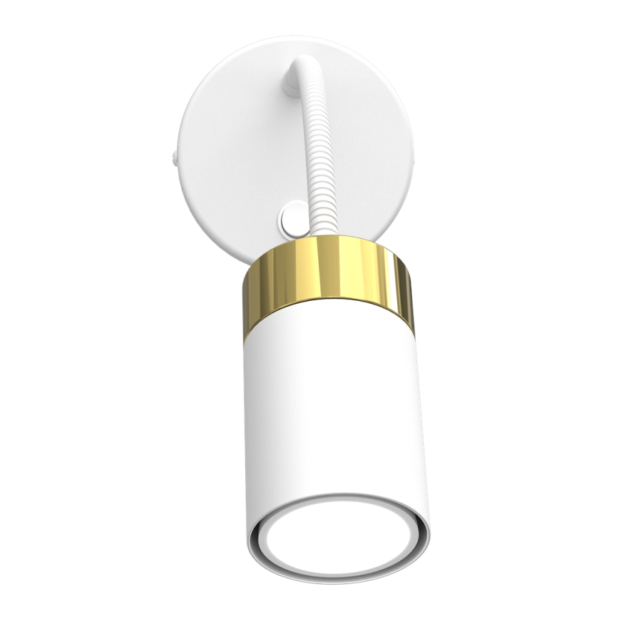 Vägglampa JOKER 1xGU10/8W/230V vit/gyllene