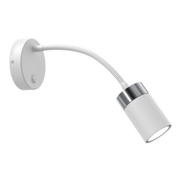 Vägglampa JOKER 1xGU10/8W/230V vit/matt krom