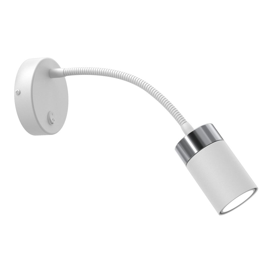 Vägglampa JOKER 1xGU10/8W/230V vit/matt krom