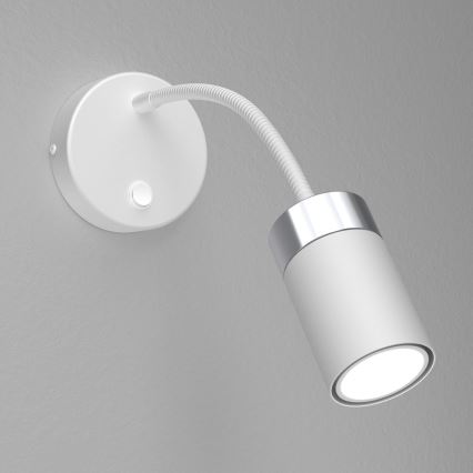 Vägglampa JOKER 1xGU10/8W/230V vit/matt krom