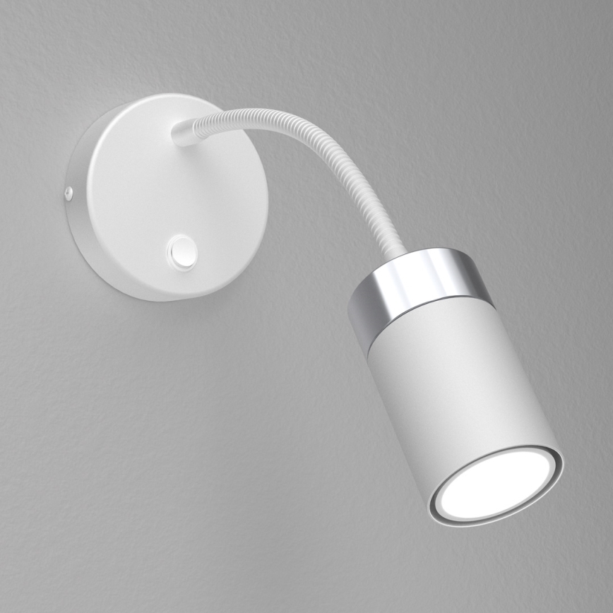 Vägglampa JOKER 1xGU10/8W/230V vit/matt krom