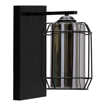 Vägglampa JONERA 1xE27/40W/230V svart