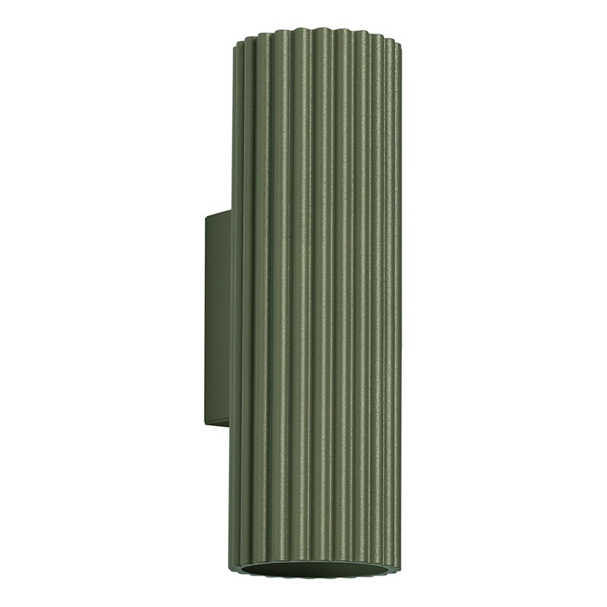 Vägglampa KARBON 2xGU10/10W/230V grön