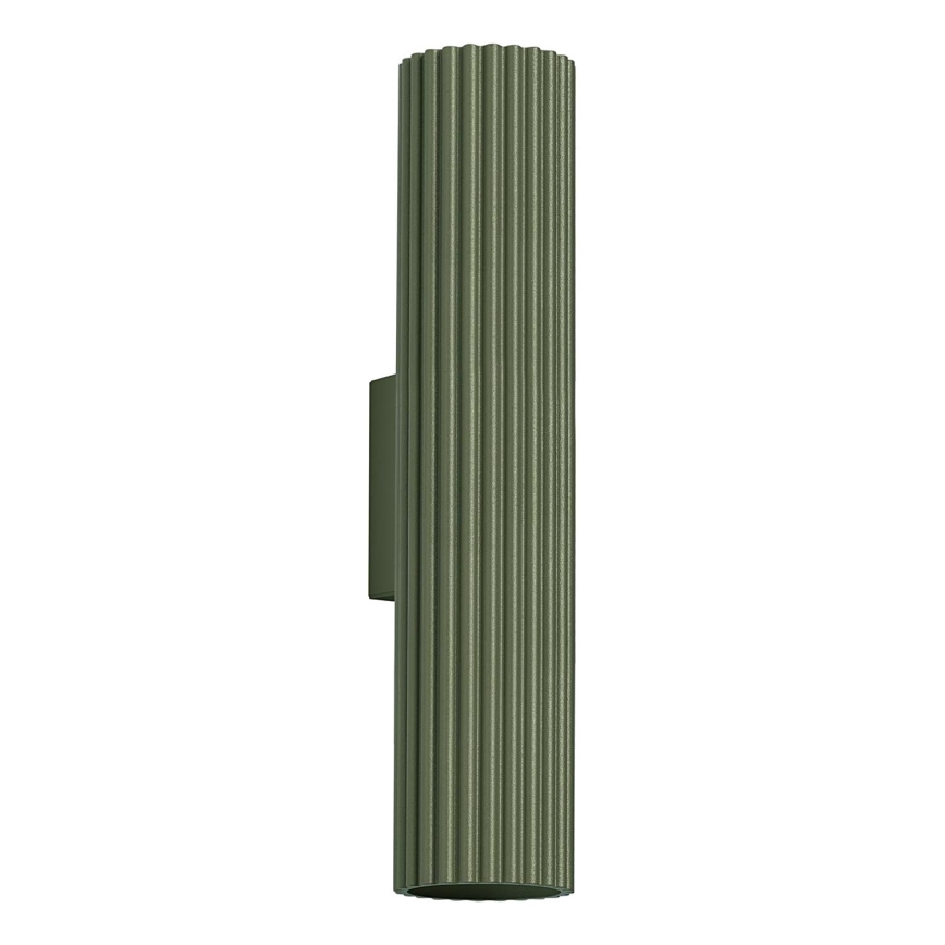 Vägglampa KARBON 2xGU10/10W/230V grön