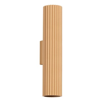 Vägglampa KARBON 2xGU10/10W/230V guld