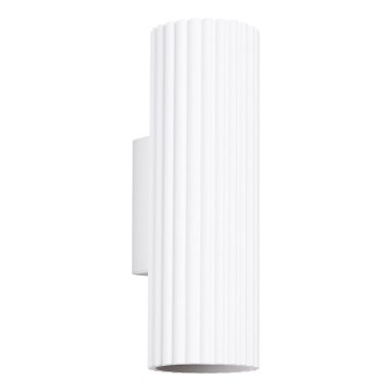 Vägglampa KARBON 2xGU10/10W/230V vit