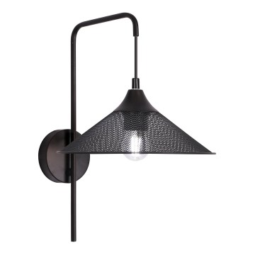 Vägglampa KIRUNA 1xE27/40W/230V svart