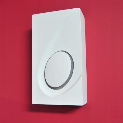 Vägglampa KOMETA 1xE14/12W/230V plåster/vit